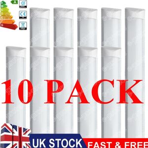 Gowtall 10x Led Strip Lights Batten Tube Light 4ft Office Shop Garage Ceiling Lamp 4500k Gowtall 10x Led Strip Lights Batten Tube Light 4ft Office Shop Garage Ceiling Lamp 4500k