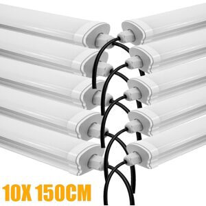 Kartols 10x 5ft Led Strip Light Batten Tube Light Ip65 Garage Ceiling Lamp Office Shop Kartols 10x 5ft Led Strip Light Batten Tube Light Ip65 Garage Ceiling Lamp Office Shop