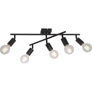 Ukew 5 Way Ceiling Spotlight Adjustable Fitting Shades Kitchen Bar Lamp Black Ukew 5 Way Ceiling Spotlight Adjustable Fitting Shades Kitchen Bar Lamp Black