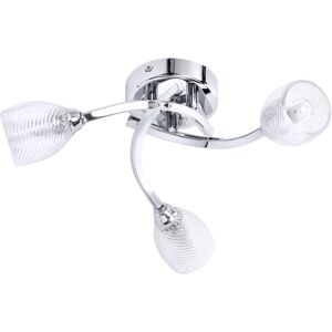 Litecraft Catri Ceiling Light Bathroom Ip44 Flush 3 Arm - Polish Chrome Clearanc Litecraft Catri Ceiling Light Bathroom Ip44 Flush 3 Arm - Polish Chrome Clearanc