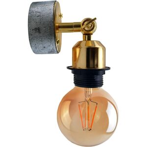 Industrial Vintage French Gold Sconce Unique Retro Steampunk Galvanized Style Wa Industrial Vintage French Gold Sconce Unique Retro Steampunk Galvanized Style Wa