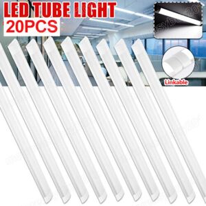 Kartols 20pcs 4ft Led Strip Lights Batten Tube Light Office Shop Garage Ceiling Daylight Kartols 20pcs 4ft Led Strip Lights Batten Tube Light Office Shop Garage Ceiling Daylight