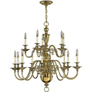 Thatcable 15 Bulb Chandelier Hanging Pendant Light Burnished Brass Led E14 40w Bulb Thatcable 15 Bulb Chandelier Hanging Pendant Light Burnished Brass Led E14 40w Bulb