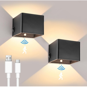 Does Not Apply 2 Pieces 5w Rechargeable Indoor Wall Light With Motion Sensor Wall Lamp Wireless Does Not Apply 2 Pieces 5w Rechargeable Indoor Wall Light With Motion Sensor Wall Lamp Wireless