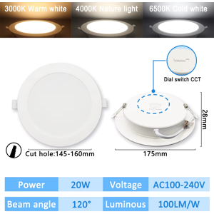 Does Not Apply 1-10pcs Led Surface Mounted Spot Downlight Cct 3000/4000/6500k Anti-Glare Ceilin Does Not Apply 1-10pcs Led Surface Mounted Spot Downlight Cct 3000/4000/6500k Anti-Glare Ceilin