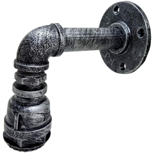 Does Not Apply Vintage Retro Industrial Wall Lamp Unique Brushed Metal Water Pipe Style Sconce Does Not Apply Vintage Retro Industrial Wall Lamp Unique Brushed Metal Water Pipe Style Sconce