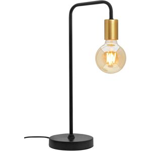 Long Life Lamp Company Retro Vintage Pipe Range Black Gold Sleek Table Desk Bedside Lamp H3009 Long Life Lamp Company Retro Vintage Pipe Range Black Gold Sleek Table Desk Bedside Lamp H3009