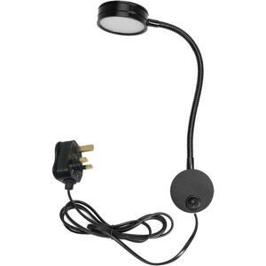 5w Uk Plug Reading Lamp, Flexible Gooseneck 5w Led Wall Mounted Bedside Light Wi 5w Uk Plug Reading Lamp, Flexible Gooseneck 5w Led Wall Mounted Bedside Light Wi