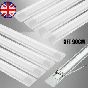 Kartols 10x 3ft 90cm Led Strip Lights Batten Tube Light Office Shop Garage Ceiling Lamp Kartols 10x 3ft 90cm Led Strip Lights Batten Tube Light Office Shop Garage Ceiling Lamp