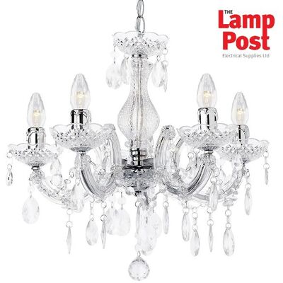Litecraft - Marie Therese - Chrome - Ceiling Light Litecraft - Marie Therese - Chrome - Ceiling Light