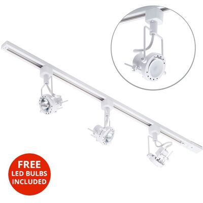 Litecraft - Greenwich - 3 Fixtures - LED Bulbs - Track Light Litecraft - Greenwich - 3 Fixtures - LED Bulbs - Track Light