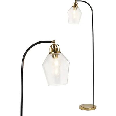 Bhs Saskia Bubble Glass Arc Satin Brass Floor Lamp Bhs Saskia Bubble Glass Arc Satin Brass Floor Lamp