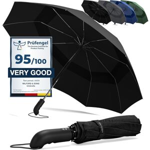 Wilford & Sons Umbrella Windproof Compact - Strong Storm Proof Frame + Auto Open Close Women Wilford & Sons Umbrella Windproof Compact - Strong Storm Proof Frame + Auto Open Close Women