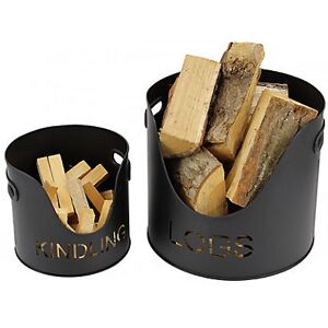 Stoves Slemcka Traditional Black Steel Log Basket Firewood Kindling Storage 4 Handles Stoves Slemcka Traditional Black Steel Log Basket Firewood Kindling Storage 4 Handles