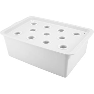 11 Holes Hydroponic System Grow Plant Flower Water Soilless Culture Box 11 Holes Hydroponic System Grow Plant Flower Water Soilless Culture Box