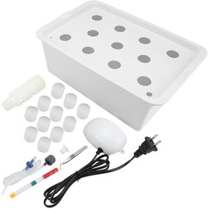 11 Holes Hydroponic System Grow Plant Flower Water Soilless Culture Box (White ) 11 Holes Hydroponic System Grow Plant Flower Water Soilless Culture Box (White )