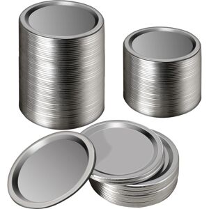 Sodial 100 Pcs Wide Mouth 86 Mm Jar Canning Lids, Reusable Leak Proof Split-Type1185 Sodial 100 Pcs Wide Mouth 86 Mm Jar Canning Lids, Reusable Leak Proof Split-Type1185