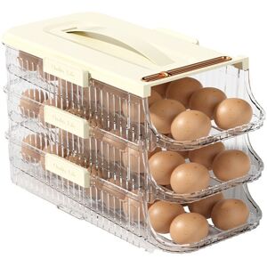 Sodial 5x(Egg Holder For Refrigerator Rolling Egg Organizer Egg Container Saving7277 Sodial 5x(Egg Holder For Refrigerator Rolling Egg Organizer Egg Container Saving7277