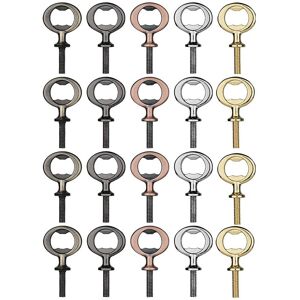 Sodial 2x(20 Pcs Metal Opener Flat Opener Inserts Parts For Diy Projects Z9q5)6061 Sodial 2x(20 Pcs Metal Opener Flat Opener Inserts Parts For Diy Projects Z9q5)6061