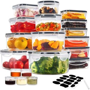 Yashe Global Inc Yashe 38pcs Food Storage Containers With Lids Airtight, Plastic Food Containers Yashe Global Inc Yashe 38pcs Food Storage Containers With Lids Airtight, Plastic Food Containers
