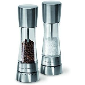 Cole & Mason Gourmet Precision Derwent Salt And Pepper Mill Gift Set Adjustable Cole & Mason Gourmet Precision Derwent Salt And Pepper Mill Gift Set Adjustable