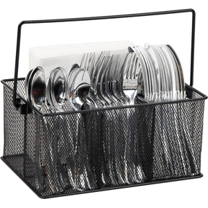 Does Not Apply Meshbasket-Blk Utensil, Silverware Organizer, Caddy, Cutlery Holder, Kitchen Sto Does Not Apply Meshbasket-Blk Utensil, Silverware Organizer, Caddy, Cutlery Holder, Kitchen Sto