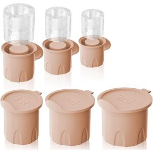 Sodial 3x(Ice Mold, Ice-Cube Tray For Tumbler/ Cup, 3 Pcs Silicone Hollow Ice Mold3280 Sodial 3x(Ice Mold, Ice-Cube Tray For Tumbler/ Cup, 3 Pcs Silicone Hollow Ice Mold3280