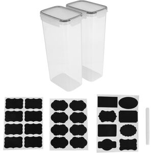 Sodial 3x(Airtight Tall Food Storage Container Set, 2pcs 2.8l Spaghetti Containers8712 Sodial 3x(Airtight Tall Food Storage Container Set, 2pcs 2.8l Spaghetti Containers8712