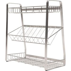 ㄧ3 Layer Spice Rack Stainless Steel Seasoning Rack Organizer Kitchen Spice ㄧ3 Layer Spice Rack Stainless Steel Seasoning Rack Organizer Kitchen Spice