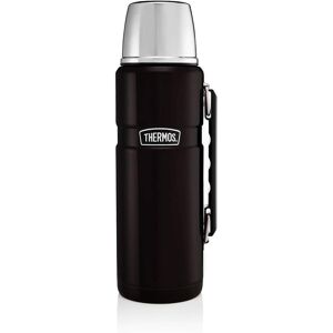 Thermos Stainless Thermal Retro Food Flask, Matte Black, 1.2 L Thermos Stainless Thermal Retro Food Flask, Matte Black, 1.2 L
