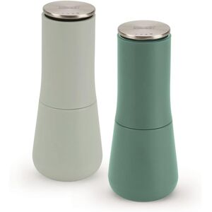 Joseph Joseph Milltop Non-Spill Salt And Pepper Mill Set Refillable With Cerami Joseph Joseph Milltop Non-Spill Salt And Pepper Mill Set Refillable With Cerami