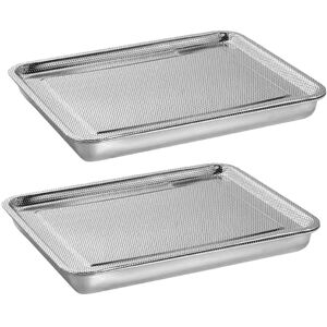 Sodial 3x(Stainless Steel Sprouts Growing Kit Trays 2-Tier 10.4 Inch, Microgreens1957 Sodial 3x(Stainless Steel Sprouts Growing Kit Trays 2-Tier 10.4 Inch, Microgreens1957