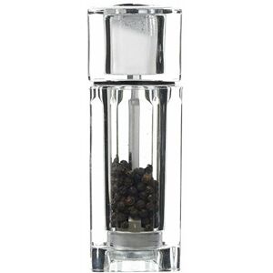 Cole & Mason Precision Grind Cube Combi Salt And Pepper Mill/shaker, Acrylic, C Cole & Mason Precision Grind Cube Combi Salt And Pepper Mill/shaker, Acrylic, C