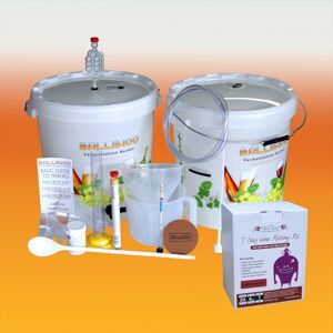 Balliihoo Homebrew Basic 30 Bottle Wine Starter Set & Italian Red (Sugar Required) Ingredient Kit Balliihoo Homebrew Basic 30 Bottle Wine Starter Set & Italian Red (Sugar Required) Ingredient Kit