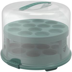 Fresh Cake Bell Tall With Trays, Rotho Food-Safe Plastic Bpa-Free, Turquoise Fresh Cake Bell Tall With Trays, Rotho Food-Safe Plastic Bpa-Free, Turquoise