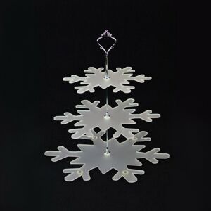 Pos Display Shop 3 Tier Frosted Snowflake Cup Cake Mince Pie Chocolate Treat Display Stand Holder Pos Display Shop 3 Tier Frosted Snowflake Cup Cake Mince Pie Chocolate Treat Display Stand Holder