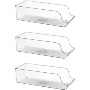 3pcs Drink Dispenser Organizer For Refrigerator, Clear Plastic Tall Skinny2301 3pcs Drink Dispenser Organizer For Refrigerator, Clear Plastic Tall Skinny2301