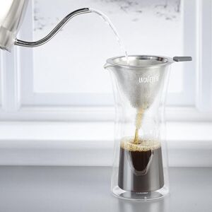 Lacafeterie Drip Filter Coffee Maker La Cafetiere Set 520ml Double Walled Glass Stainless Lacafeterie Drip Filter Coffee Maker La Cafetiere Set 520ml Double Walled Glass Stainless