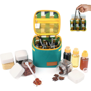 Does Not Apply Outdoor Seasoning Bottle Set, Portable Spice Jars Set - Set Of 7pcs Plastic Spic Does Not Apply Outdoor Seasoning Bottle Set, Portable Spice Jars Set - Set Of 7pcs Plastic Spic