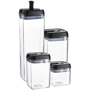 Argon Tableware 14 Piece Flip Lock Plastic Food Storage Containers Set Kitchen Food Canister Argon Tableware 14 Piece Flip Lock Plastic Food Storage Containers Set Kitchen Food Canister