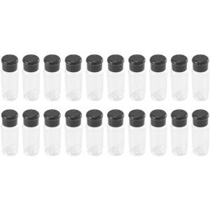 Sodial 5x(20pcs/set 100ml Spice Salt Pepper Shakers Black Seasoning Jar Can Pepper9422 Sodial 5x(20pcs/set 100ml Spice Salt Pepper Shakers Black Seasoning Jar Can Pepper9422