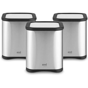 Gf826190 Good Food In Partnership With Tower Set Of 3 Kitchen Storage Canisters Gf826190 Good Food In Partnership With Tower Set Of 3 Kitchen Storage Canisters