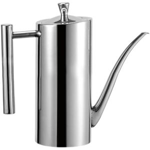 Lanhope Oil Dispenser Bottle 500ml Stainless Steel With Handle Olive Oil Pourer Stopper Lanhope Oil Dispenser Bottle 500ml Stainless Steel With Handle Olive Oil Pourer Stopper