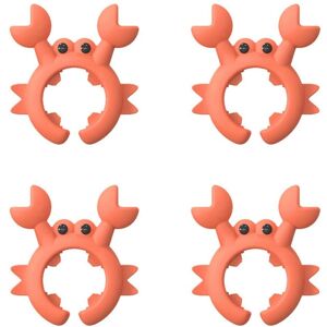 Sodial 5x(10pcs Pack Crab Shape Silicone Spatula Holder, Universal Crab Silicone7194 Sodial 5x(10pcs Pack Crab Shape Silicone Spatula Holder, Universal Crab Silicone7194