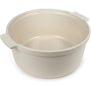 Peugeot - Appolia Soufflé Dish - Ceramic Ovenware With Handles - Ecru, 22 Cm, Peugeot - Appolia Soufflé Dish - Ceramic Ovenware With Handles - Ecru, 22 Cm,