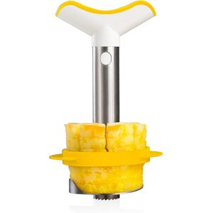 Vacu Vin Pineapple Slicer & Wedger Stainless Steel/yellow Vacu Vin Pineapple Slicer & Wedger Stainless Steel/yellow
