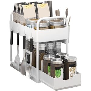 Sodial Multifunctional Kitchen Rack Pull-Out Spice Rack -Layer Cabinet Storage3677 Sodial Multifunctional Kitchen Rack Pull-Out Spice Rack -Layer Cabinet Storage3677