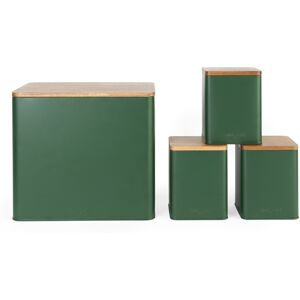 Salter Countertop Set Bread Bin With Storage Canisters Cofee/tea/sugar 4 Piece Salter Countertop Set Bread Bin With Storage Canisters Cofee/tea/sugar 4 Piece