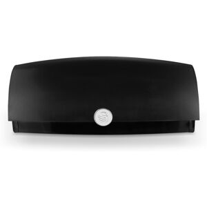 Swan Townhouse Black Bread Bin With Roll Top Lid Modern Design Swka18529blk Swan Townhouse Black Bread Bin With Roll Top Lid Modern Design Swka18529blk