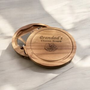 Apollo Personalised Acacia Cheese Board & Hidden Servers Set Birthday Father'S Day Gift Apollo Personalised Acacia Cheese Board & Hidden Servers Set Birthday Father'S Day Gift